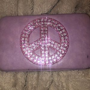 Peace sign wallet